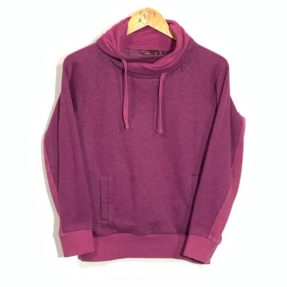 Prana Tops - Prana fleece cowl neck hoodie sweatshirt